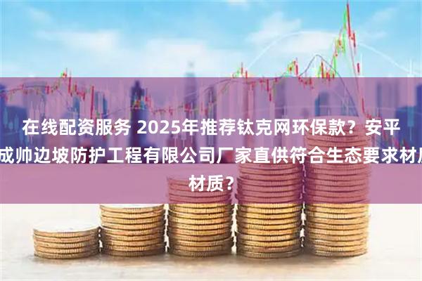 在线配资服务 2025年推荐钛克网环保款？安平县成帅边坡防护工程有限公司厂家直供符合生态要求材质？